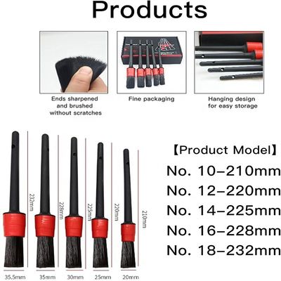 5pcs escova de limpeza para material Pp e fácil limpeza