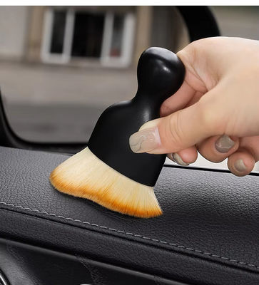 Limpeza de interiores de automóveis escova de limpeza de fendas de poeira para detalhamento de automóveis