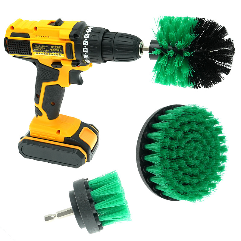 Conjunto de escovas de limpeza de tapetes elétricos