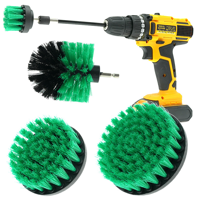 Kit de fixação de brocas multicolor para limpeza de estofados de banheira