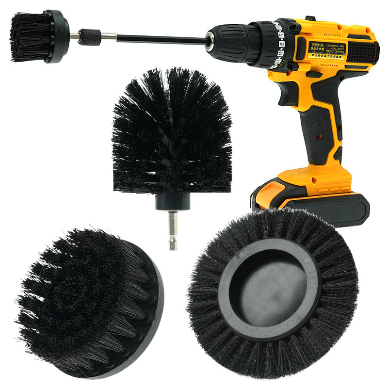 Forro Acessório escova Power Scrubber Elétrico Forro Limpeza Escova 5 PCs Conjunto Para Limpeza Doméstica