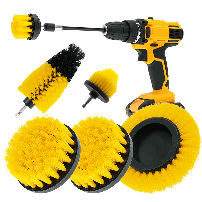 Quarter Inch Quick Change Shaft Power Scrubber Pincel para personalização de ODM