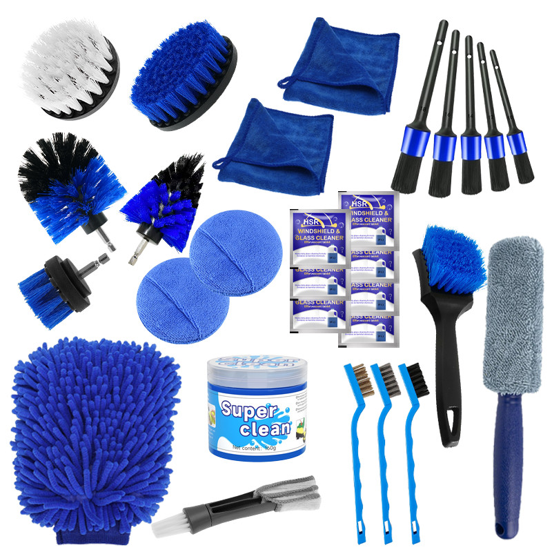 Pp Custom Car Detailing Brush Medium Bristle Stiffness Ferramenta de limpeza multiuso