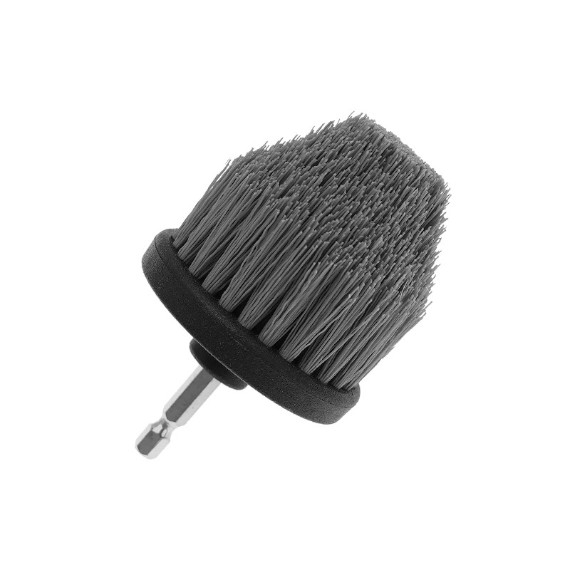 Cores cinzentas 2,5 polegadas Pp / material de nylon escova com escova de perfuração elétrica para limpeza de casa