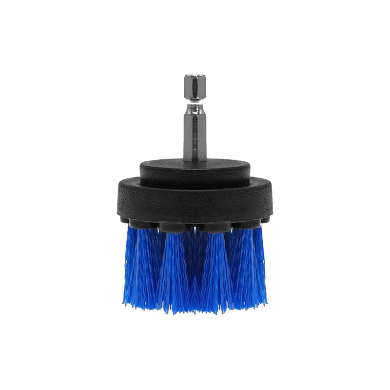 Long Blue Bristle 2 polegadas de diâmetro Meia rigidez Limpeza movida para brocas sem fio