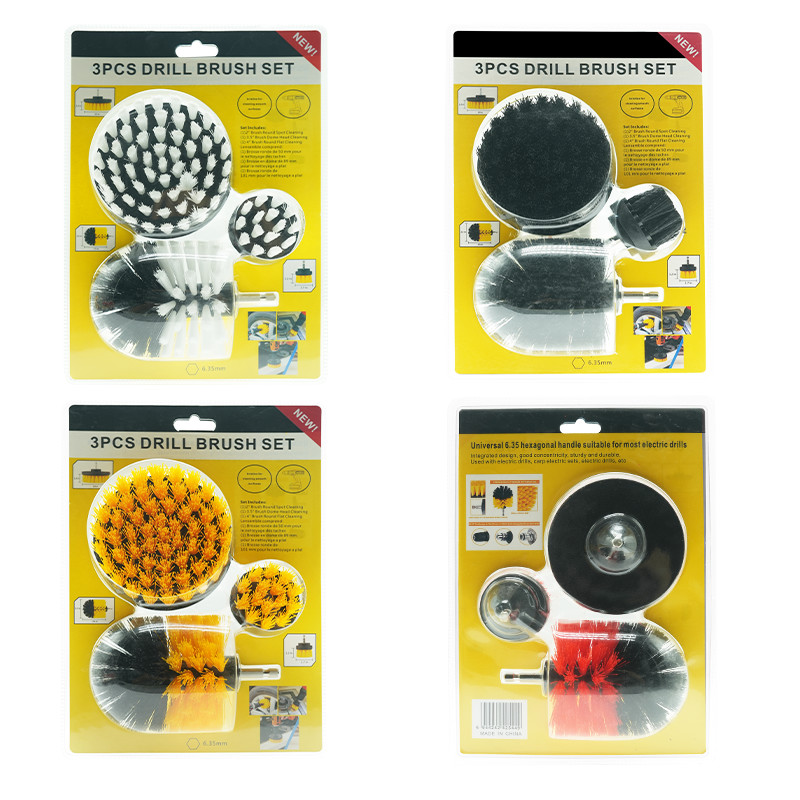 Mais pincel de cores Scrubber Perfurador Conexões de potência com pincel médio