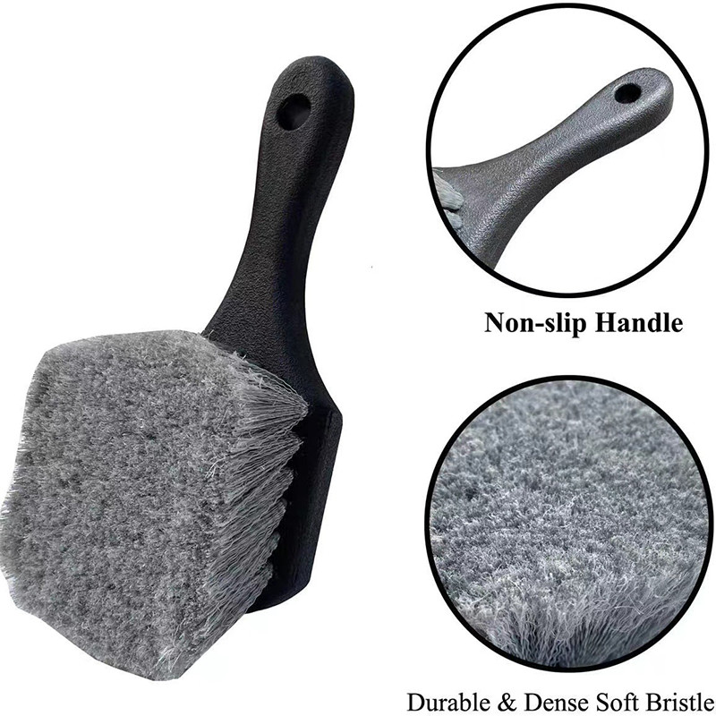 Limpeza de automóveis / escova de pneus Manga longa com material Pp Limpeza de carro