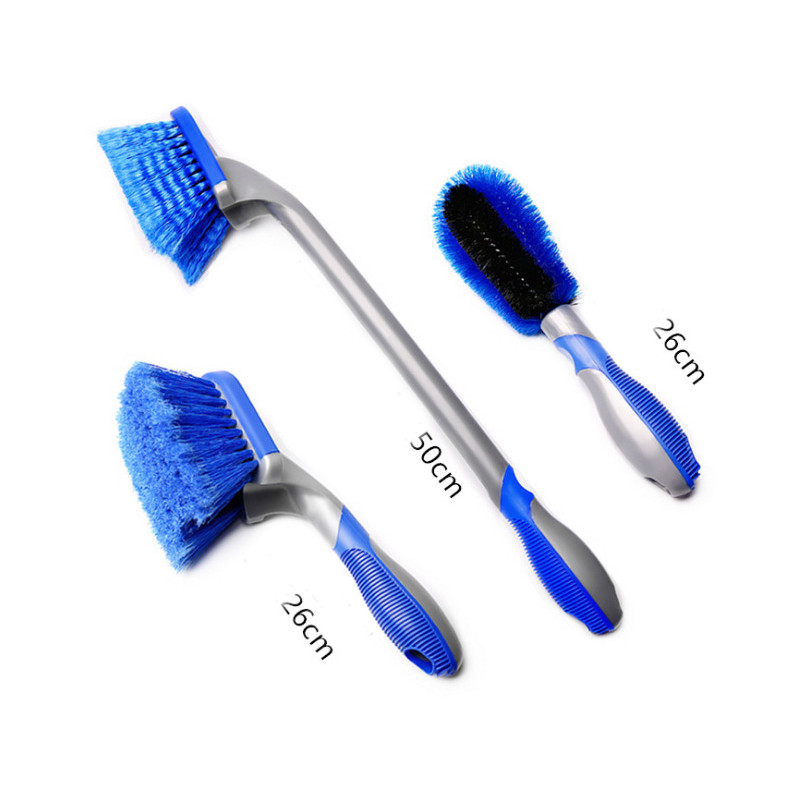 Escova de limpeza de automóveis personalizável de qualidade superior Escova de detalhes de veículos com escovas de nylon Pp