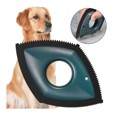 Remover de cabelo de gato PET escova de limpeza com detalhes Squeegee Bristles de plástico